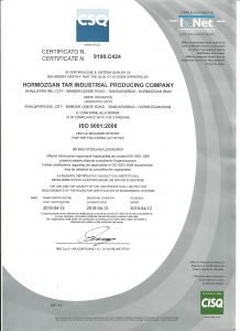 CSQ 9190.C424–ISO 9001:2008
